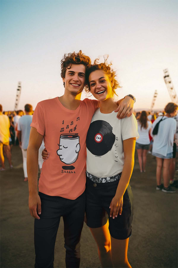 Camisetas de hombre de algodón orgánico