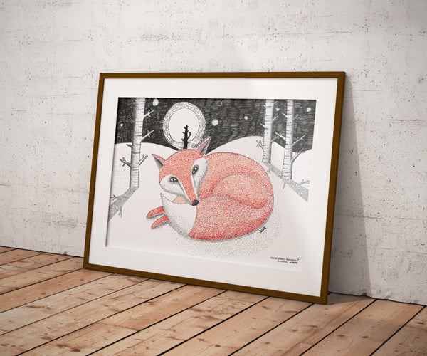 Fine art Print "Zorro de las nieves"