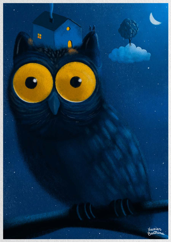 Fine art Print "Night owls"