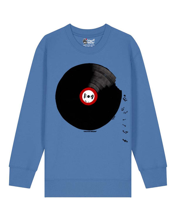Sudadera niños algodón orgánico. "Vinilo"