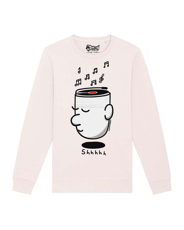Sudadera unisex algodón orgánico. "Shhhhh"