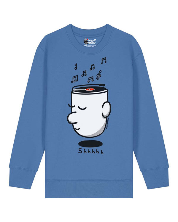 Sudadera niños algodón orgánico. "Shhhh"