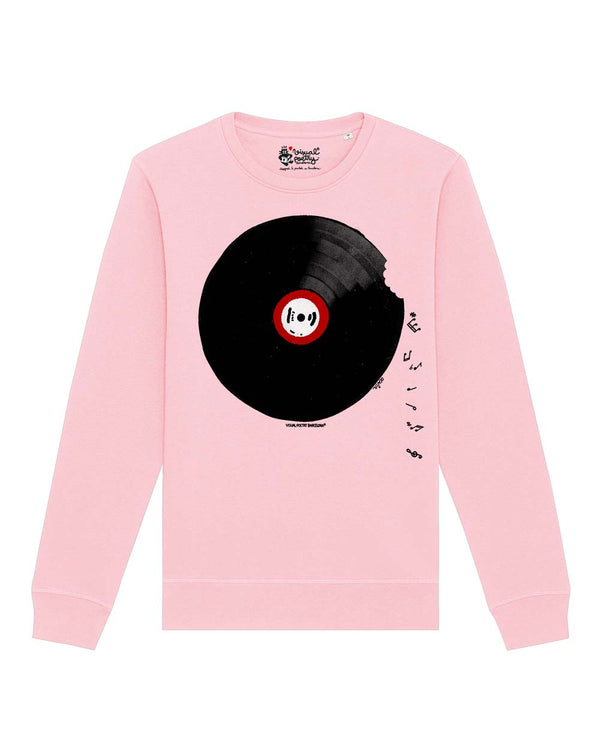 Sudadera unisex algodón orgánico. "Vinilo"