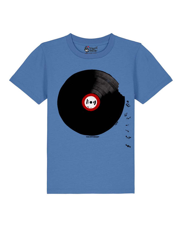 Camiseta niños algodón orgánico. "Vinilo"