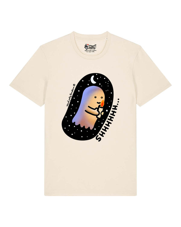 Camiseta Unisex algodón orgánico. "Little ghost"