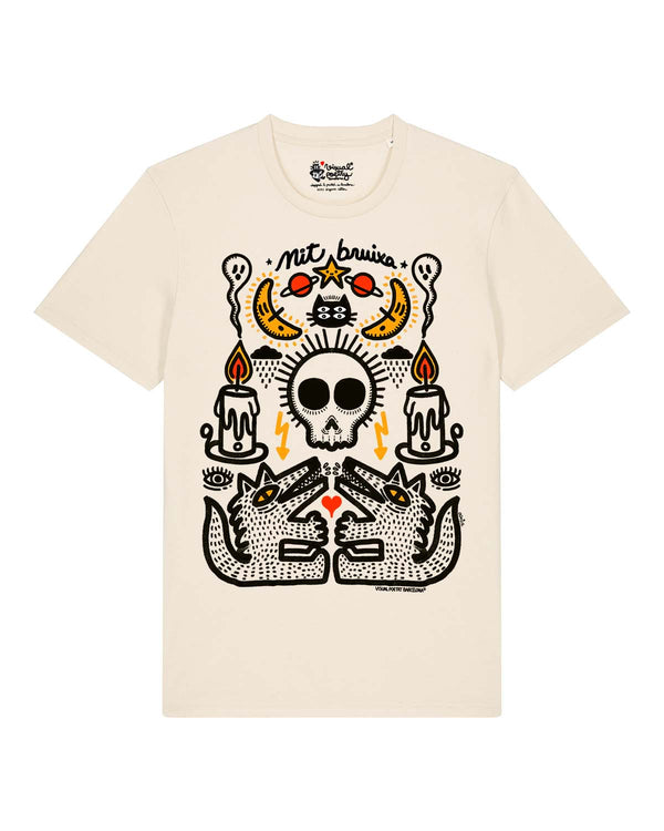 Camiseta Unisex algodón orgánico. "Nit bruixa"