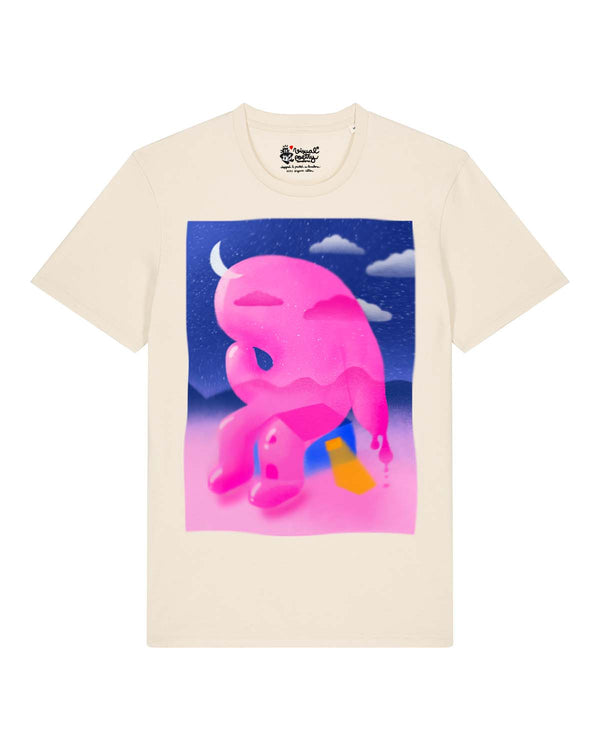 Camiseta Unisex algodón orgánico. "Melting"