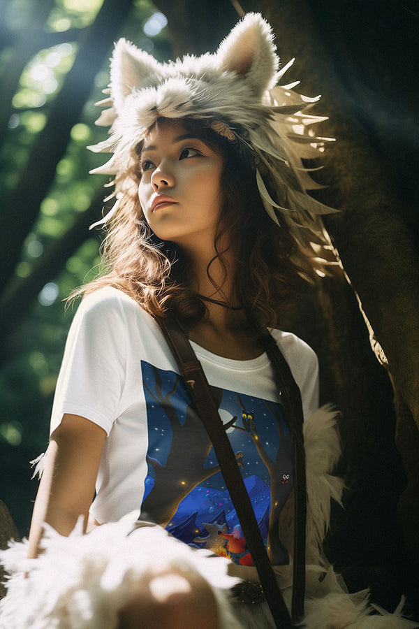 Camiseta Unisex algodón orgánico. "Campfire"