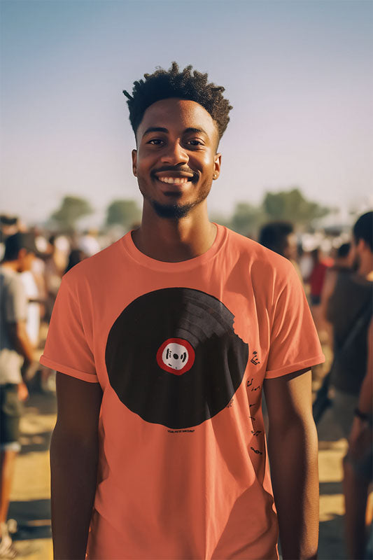 Camiseta Unisex algodón orgánico. "Vinilo"