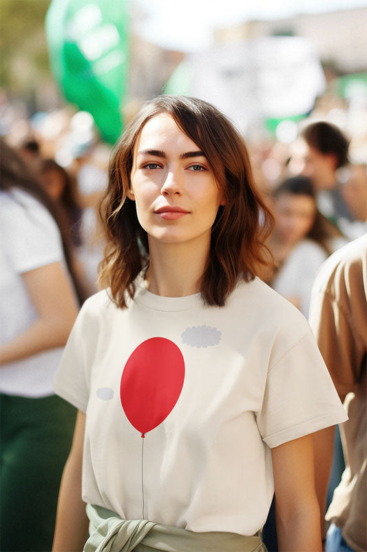 Camiseta Unisex algodón orgánico. "Please stay"