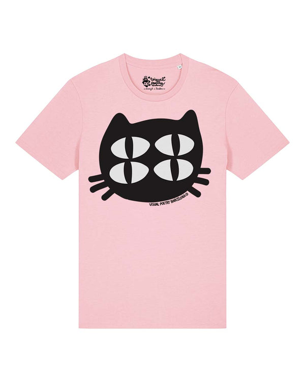 Camiseta Unisex algodón orgánico. "Gato cuántico"