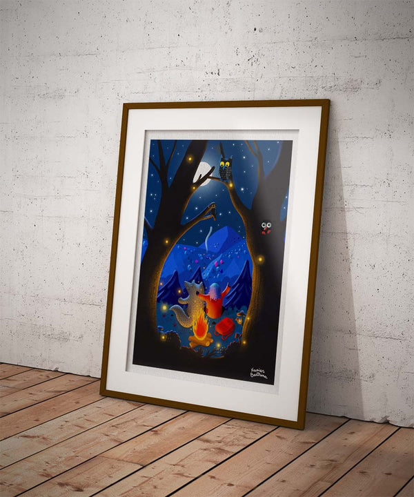 Fine art Print "Campfire"