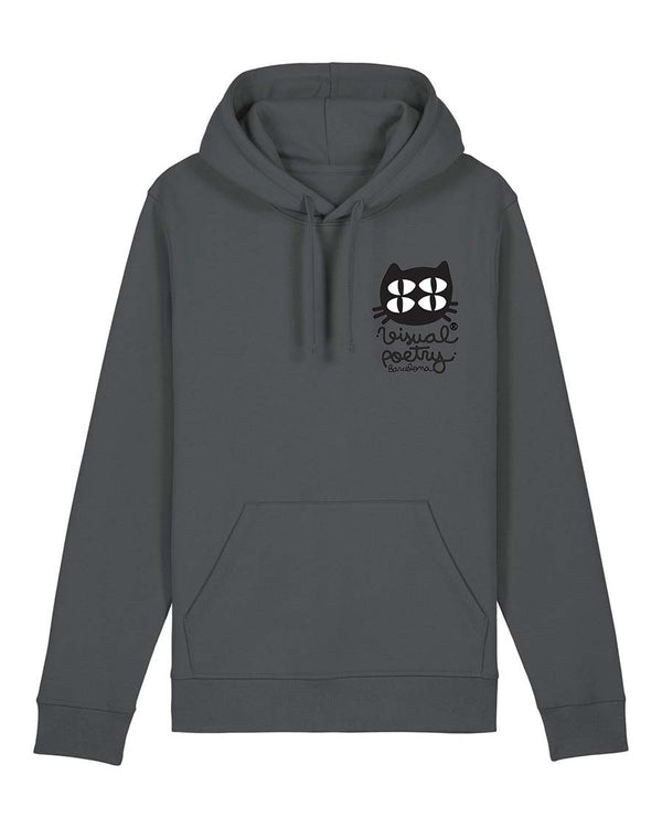 Sudadera capucha unisex algodón. "Shhhh"