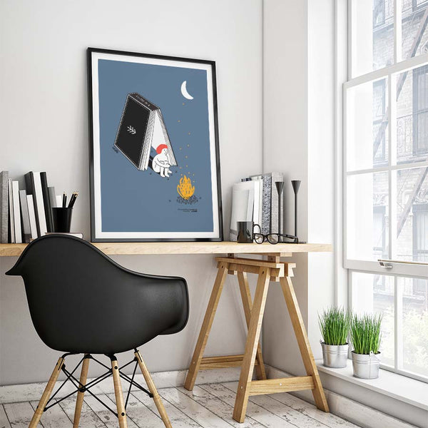 Fine art Print  "Book tent"