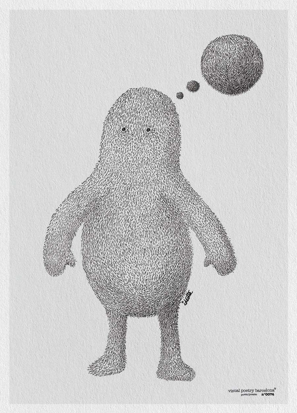 Fine art Print "Pensamientos peludos"