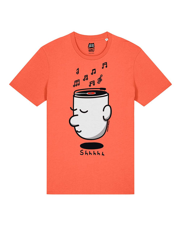 Camiseta Unisex algodón orgánico. "Shhhh"