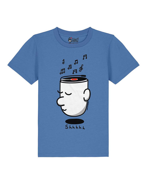 Camiseta niños algodón orgánico. "Shhhh"