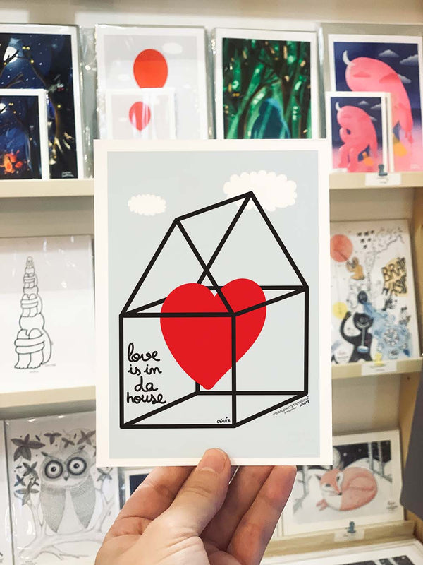 Fine art Print  "Love is in da house"