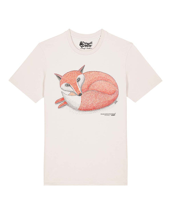 Camiseta Unisex algodón orgánico. "Zorro de las nieves"