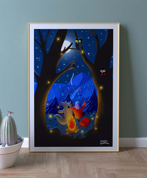 Fine art Print "Campfire"
