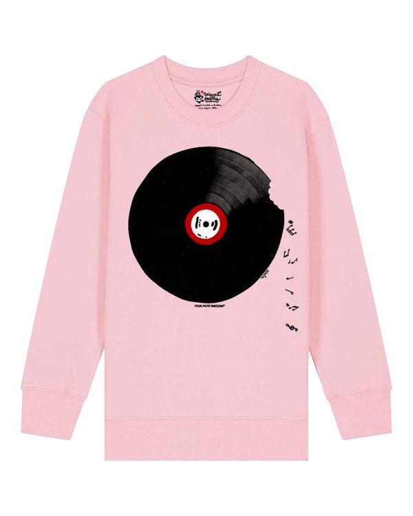 Sudadera niños algodón orgánico. "Vinilo"