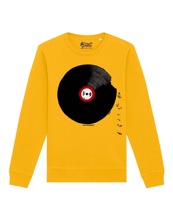 Sudadera unisex algodón orgánico. "Vinilo"