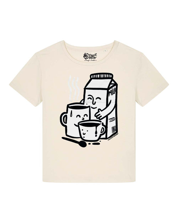 Camiseta mujer algodón orgánico. “We are familly”