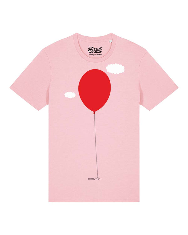Camiseta Unisex algodón orgánico. "Please stay"