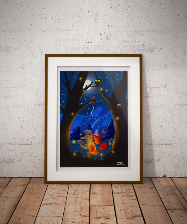 Fine art Print "Campfire"