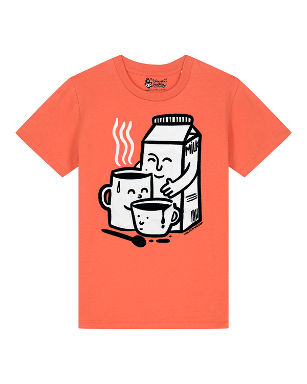 Camiseta niños algodón orgánico. "We are familly"