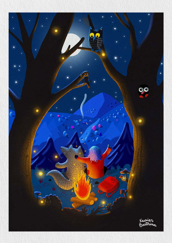 Fine art Print "Campfire"
