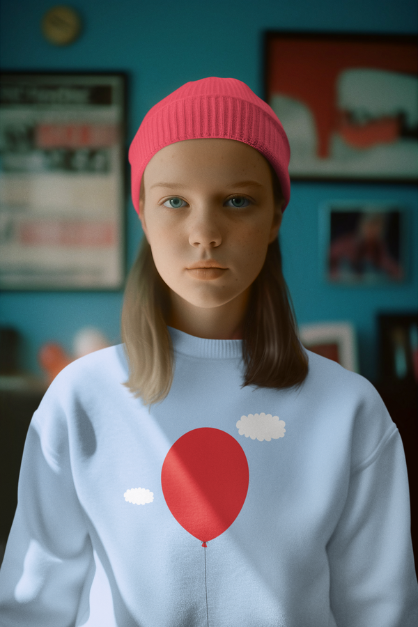 Sudadera niños algodón orgánico. "Please stay"