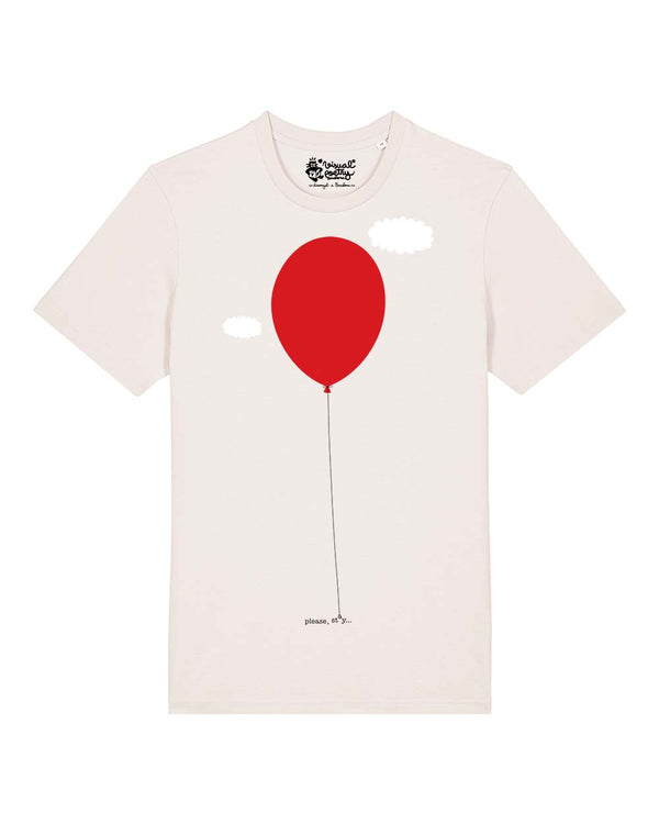 Camiseta Unisex algodón orgánico. "Please stay"