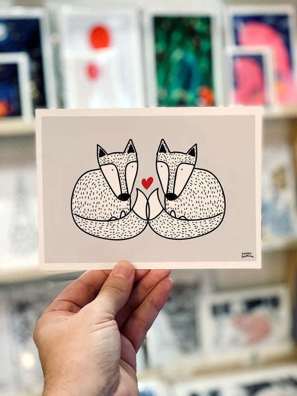 Fine art Print "Foxy love"
