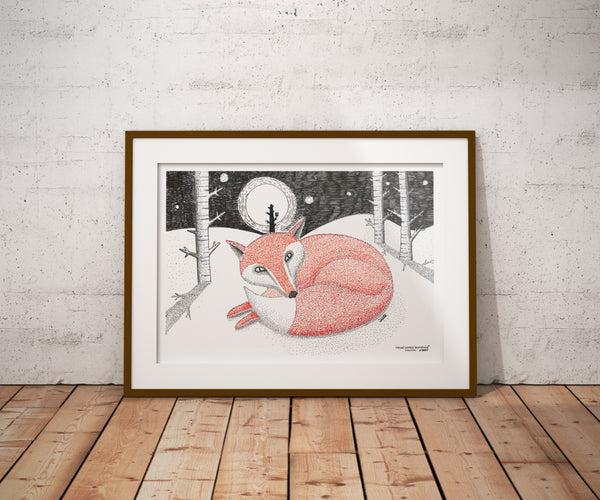 Fine art Print "Zorro de las nieves"