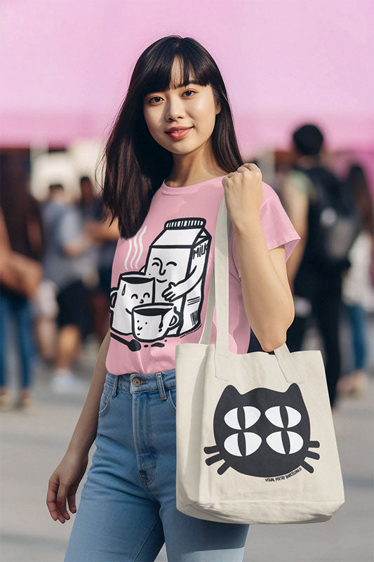 Camiseta mujer algodón orgánico. “We are familly”