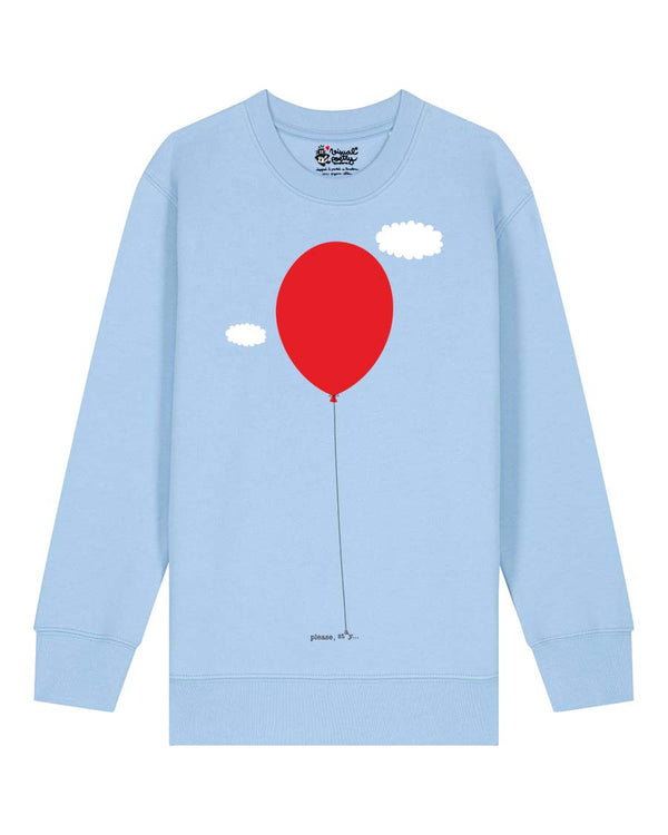 Sudadera niños algodón orgánico. "Please stay"