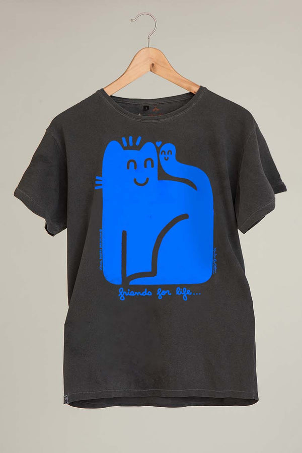 Camiseta hombre. "Friends for life"