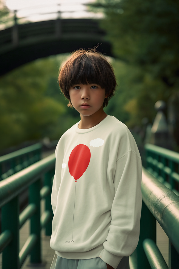 Sudadera niños algodón orgánico. "Please stay"