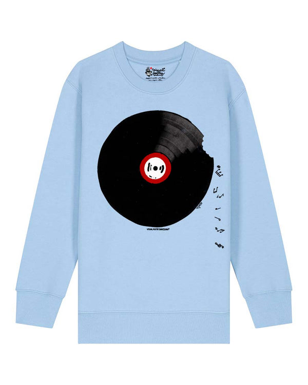 Sudadera niños algodón orgánico. "Vinilo"