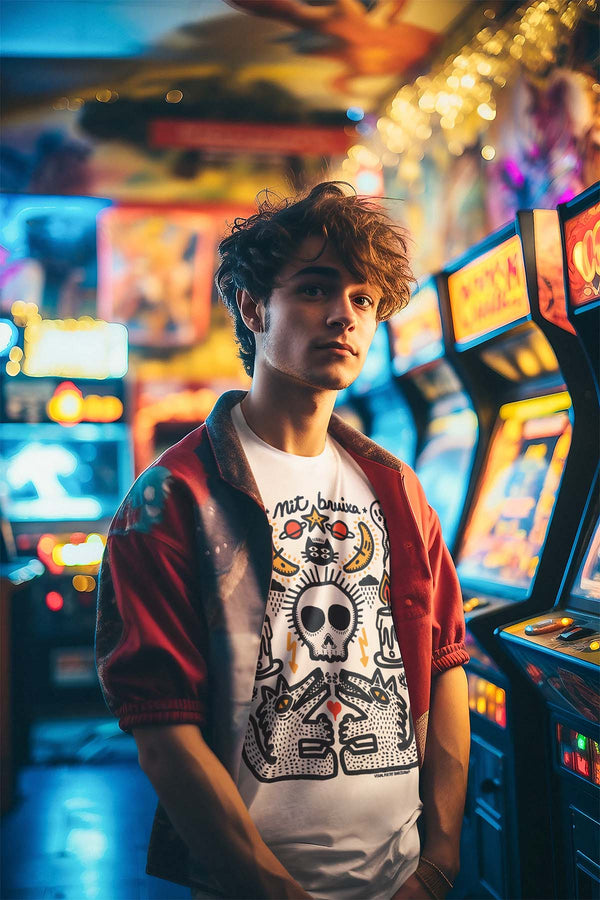 Camiseta Unisex algodón orgánico. "Nit bruixa"