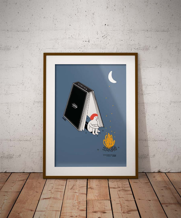 Fine art Print  "Book tent"