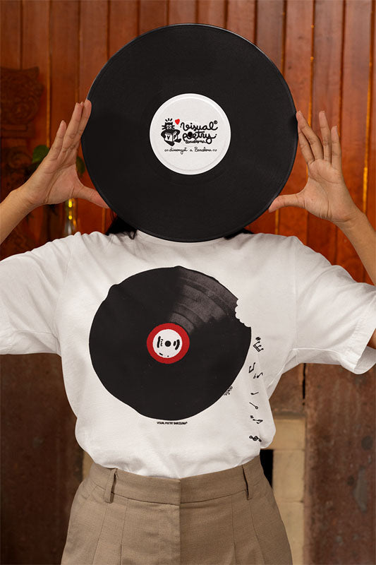 Camiseta Unisex algodón orgánico. "Vinilo"