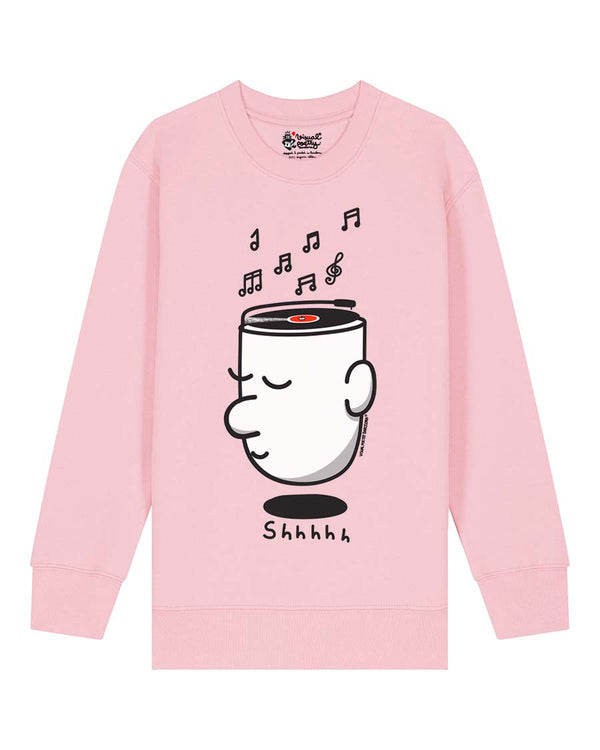 Sudadera niños algodón orgánico. "Shhhh"
