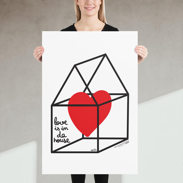 Fine art Print  "Love is in da house"