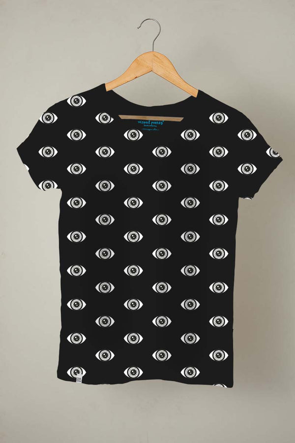 Camiseta mujer. “Eyes in the dark”