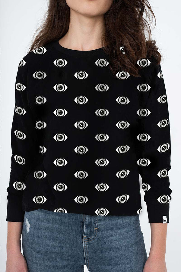 Sudadera unisex. "Eyes in the dark"