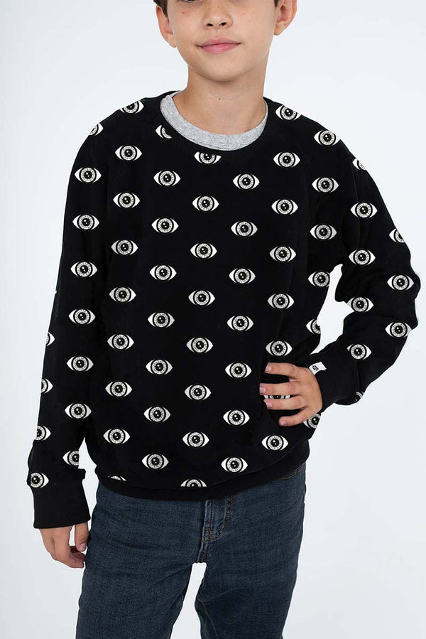 Sudadera niños. “Eyes in the dark”